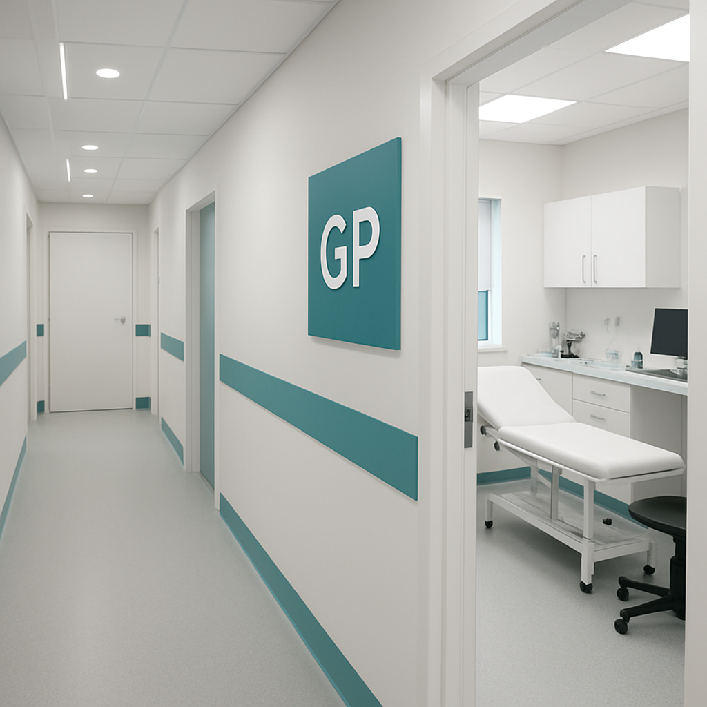 Modern GP consulting rooms at Malvern Road Medical Centre, Glenwood