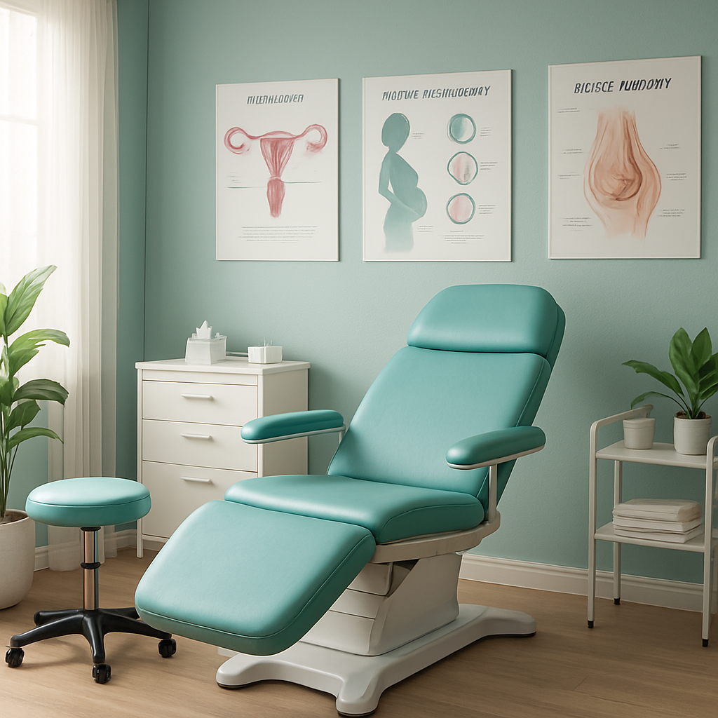 Women's health consultation room interior